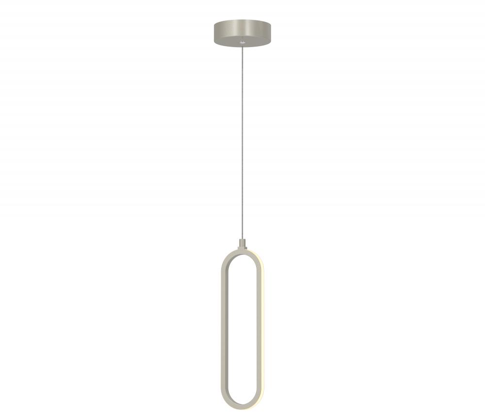 Sienna 12&#39;&#39; LED Pendant 10W 120V NP