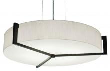AFX Lighting, Inc. APP1932LAJUDES-JT - Apex 21&#39;&#39; LED Pendant - Espresso Finish - Jute Shade