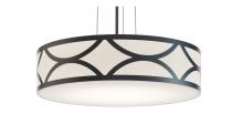 AFX Lighting, Inc. LAKP24LAJUDBK - Lake 24&#39;&#39; LED Pendant, 42W, 120-277V, BK