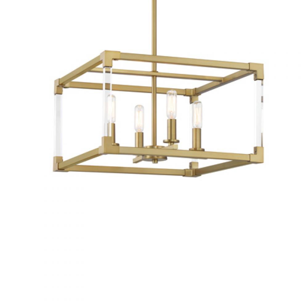 ORO DISTRICT - 4 LIGHT PENDANT