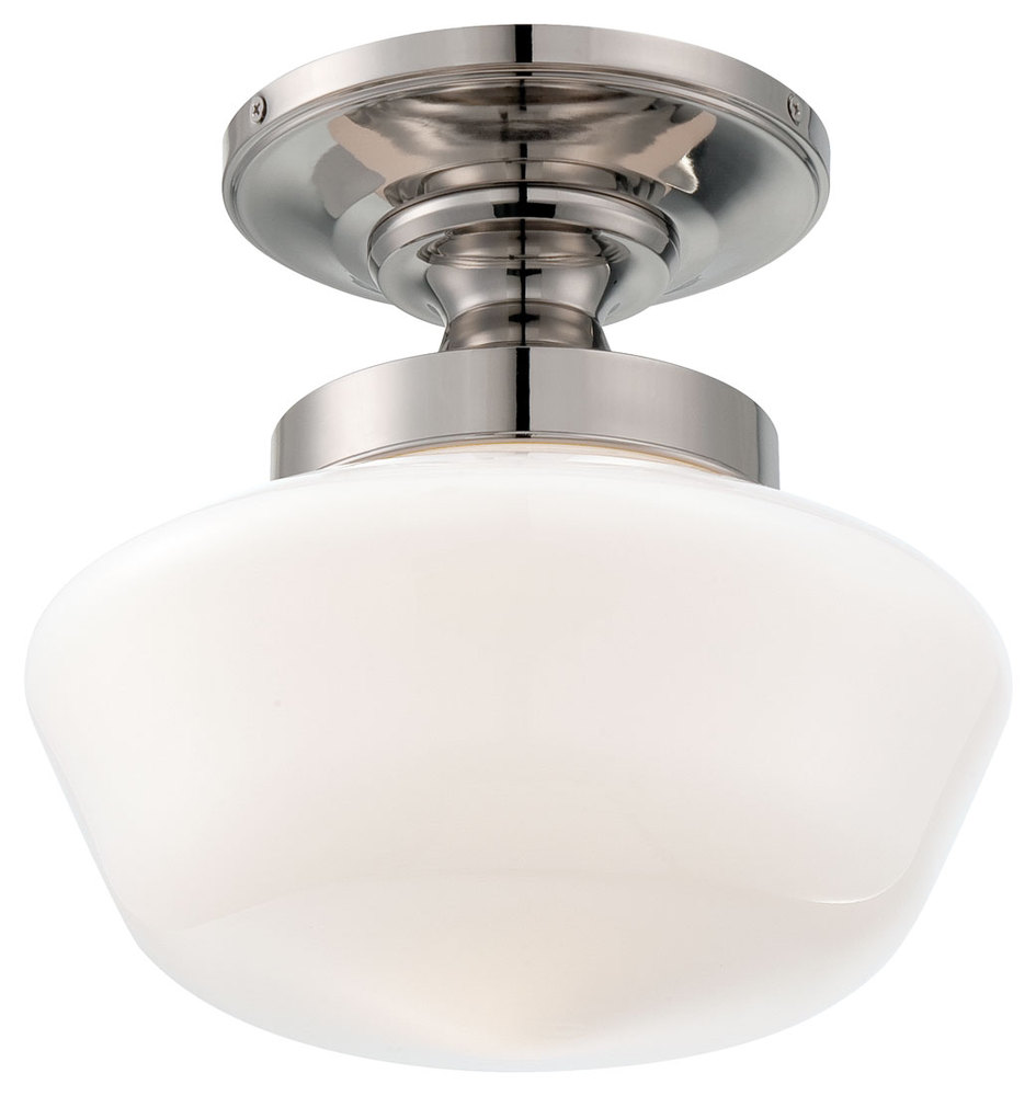 1 LIGHT SEMI FLUSH