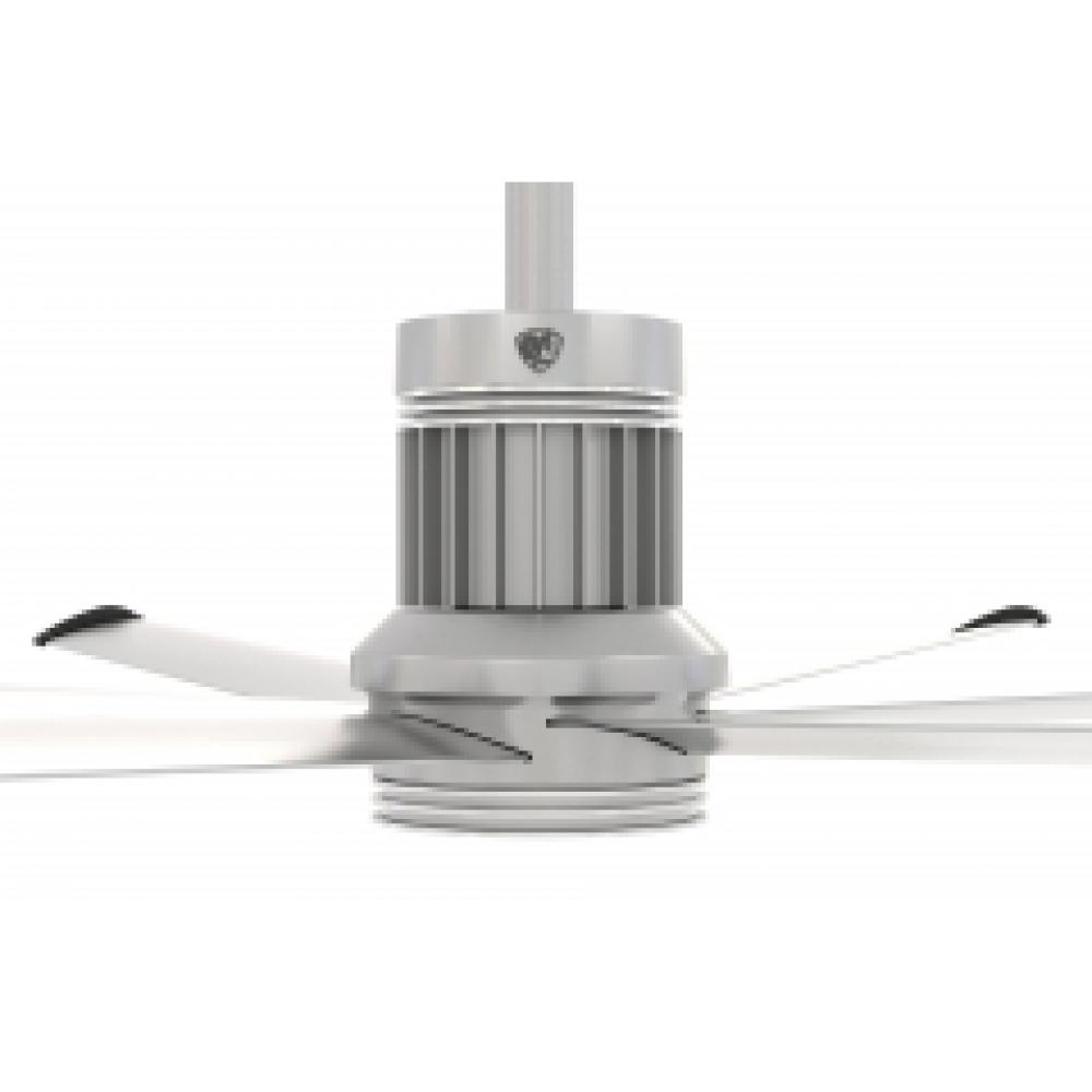 i6 Indoor 60&#34; Ceiling Fan, Universal Mount, App Pkg - Brushed Silver, Ext Tube -