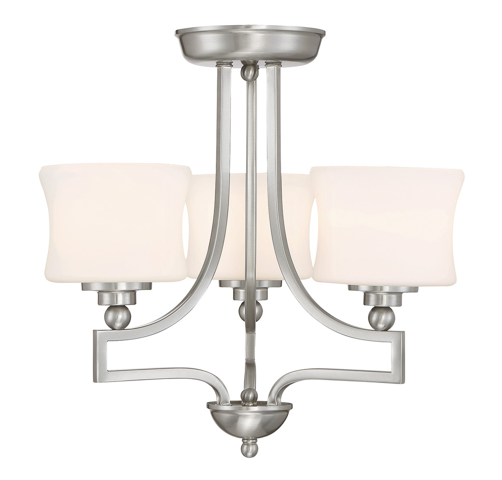 Terrell 3 Light Semi-Flush