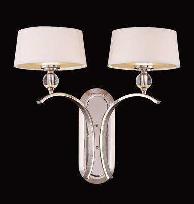 Polished Nickel Wall Light