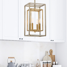 Savoy House 3-821-4-212 - Berlin 4-Light Pendant in Argentum and Gold