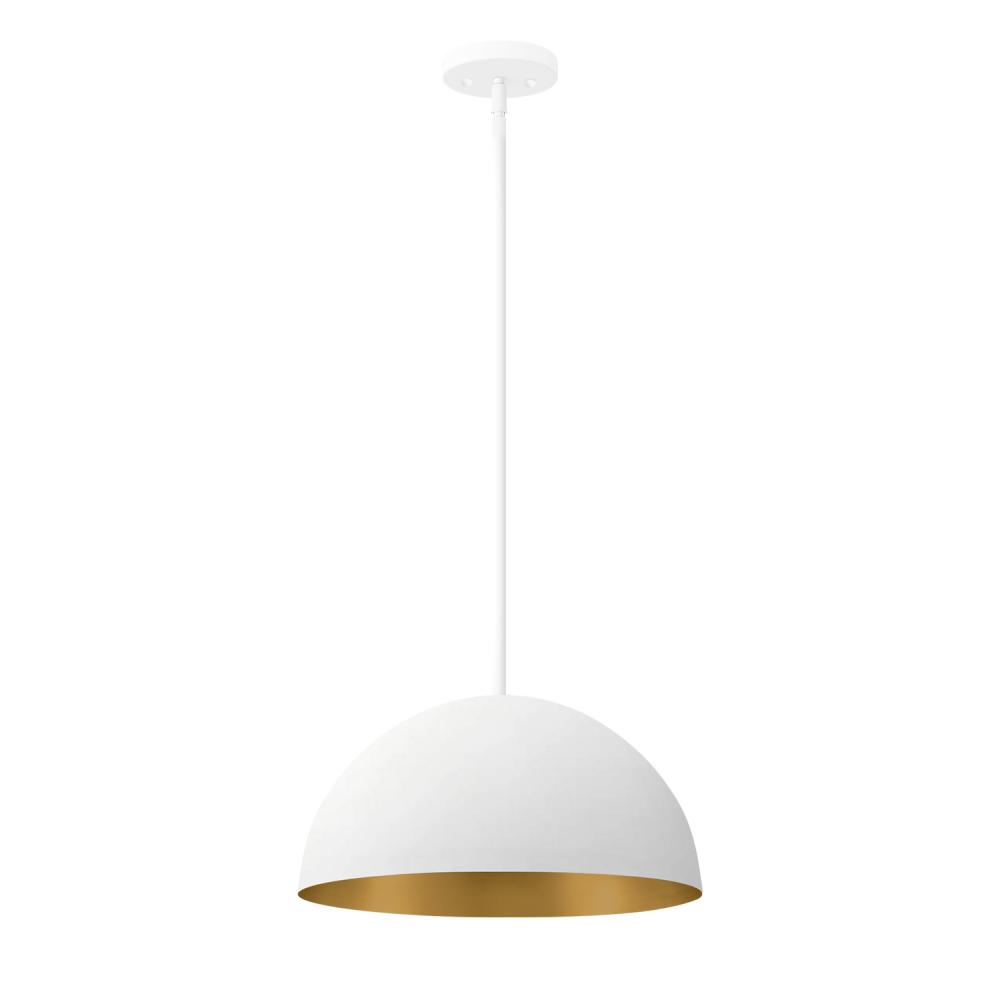 Elias 14&#34; 1-Light Dome Pendant