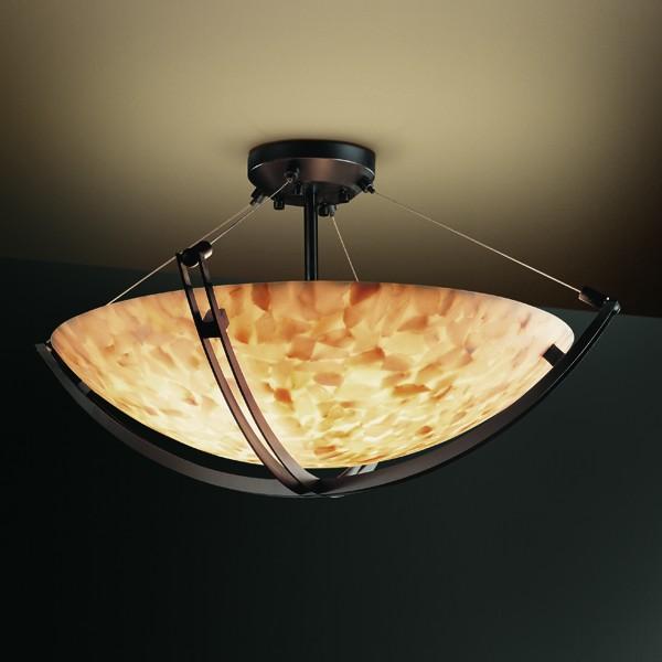 60&#34; Semi-Flush Bowl w/ Crossbar