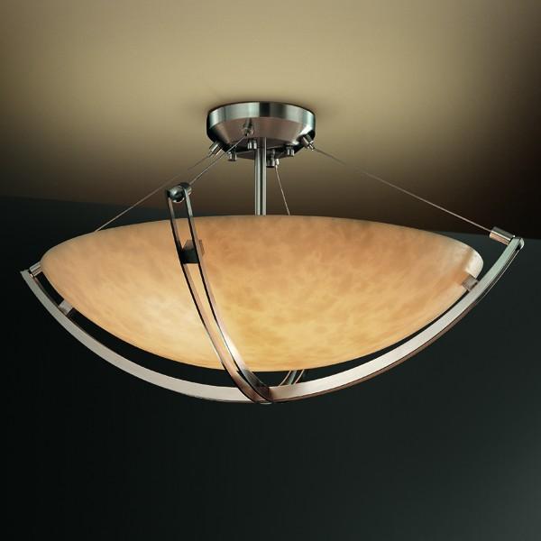 60&#34; Semi-Flush Bowl w/ Crossbar