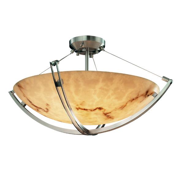 60&#34; Semi-Flush Bowl w/ Crossbar