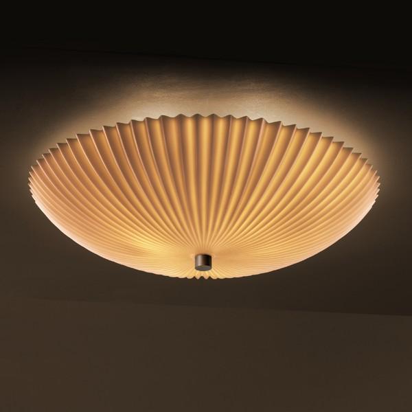 24&#34; Semi-Flush Bowl w/ Fluorescent Lamping