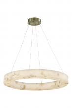 Justice Design Group ALR-8223-BRSS - Medley 32&#34; LED Ring Pendant