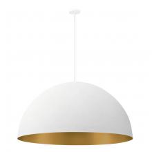 Justice Design Group NSH-9847-MTGD - Elias 47&#34; 8-Light Dome Pendant