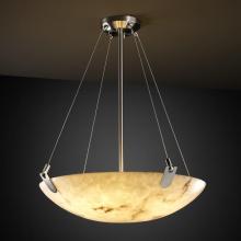 Justice Design Group FAL-9627-25-NCKL - 48&#34; Pendant Bowl w/ U-Clips