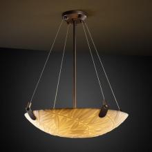 Justice Design Group PNA-9621-35-BMBO-NCKL - 18&#34; Pendant Bowl w/ U-Clips