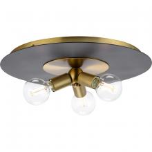 Progress P350248-109 - Trimble Collection Three-Light Brushed Bronze 18&#34; Flush Mount
