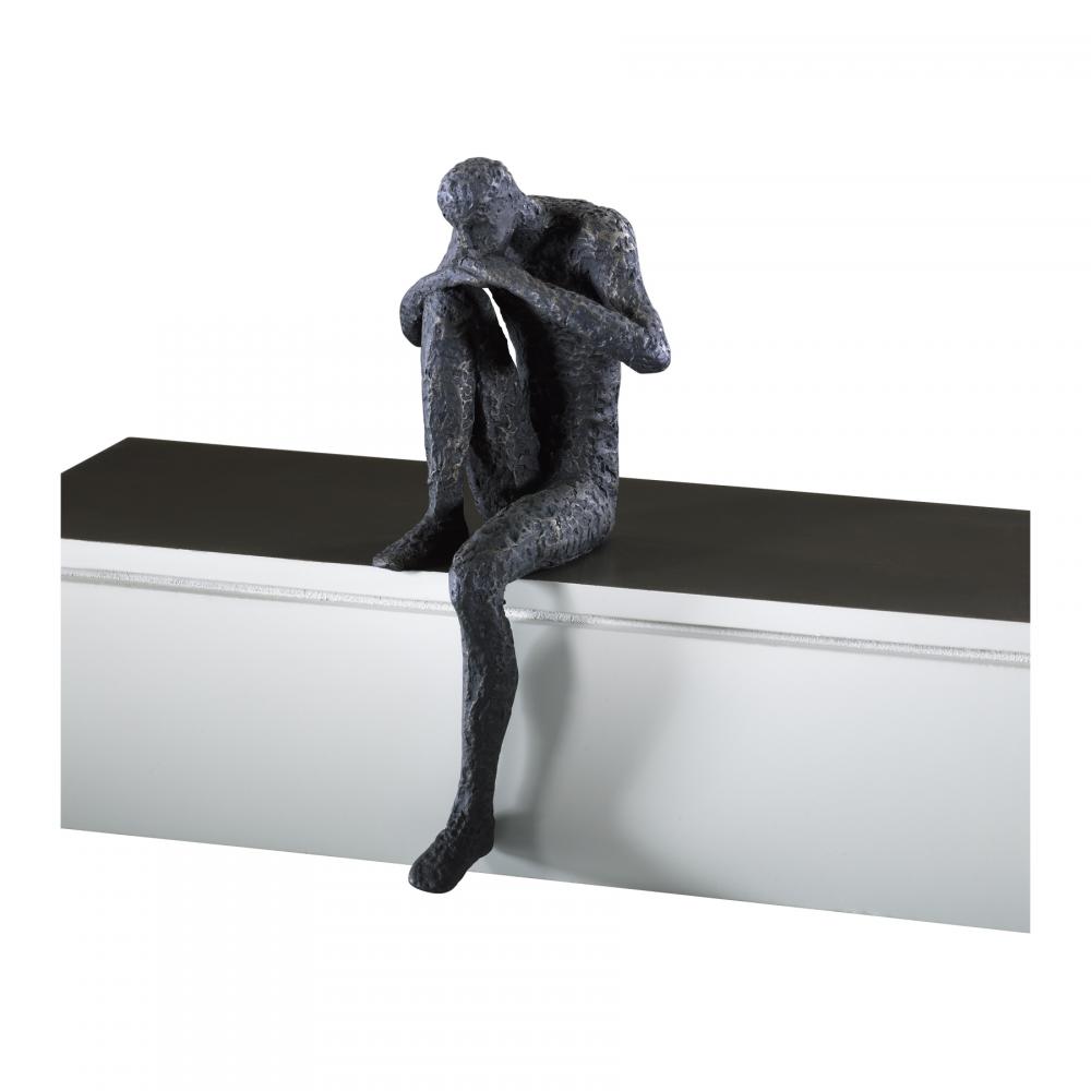 Thinking Man Shelf Decor Old World