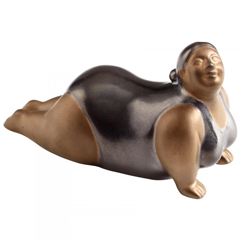 Yoga Sue Sculpture Bronze And Black