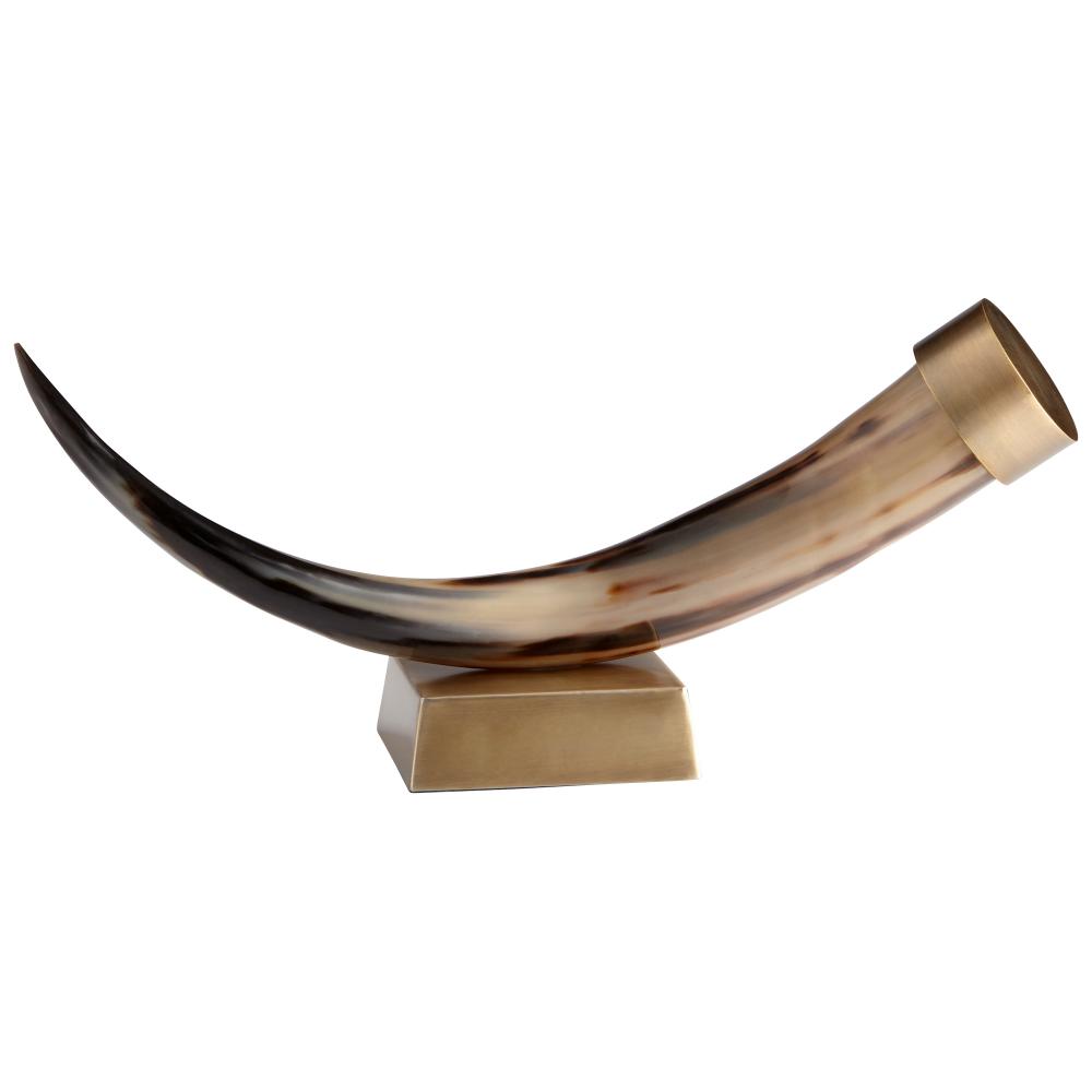 Valhalla Sculpture Natural And Antique Brass