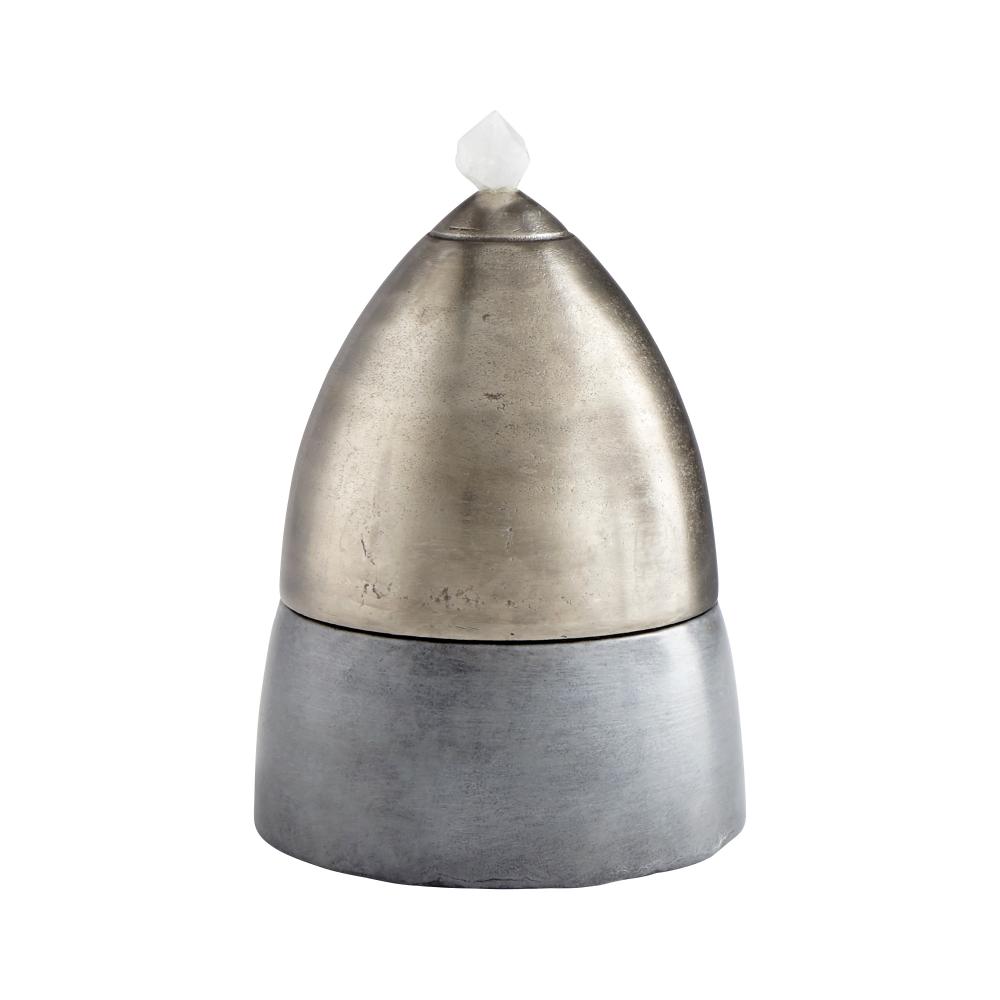Chestnut Container Antique Nickel - Large