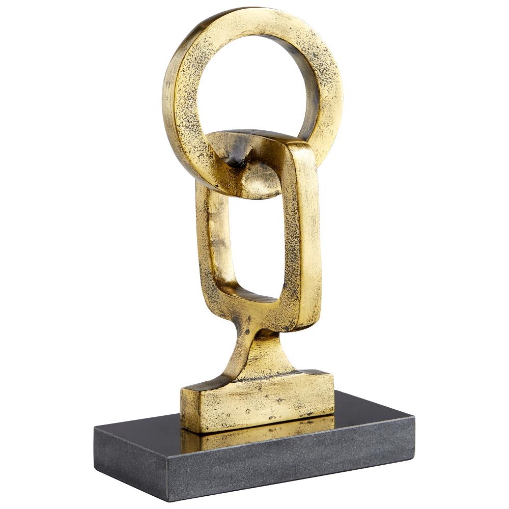 Accession Sculpture Designed by J Kent Martin Gold And Black