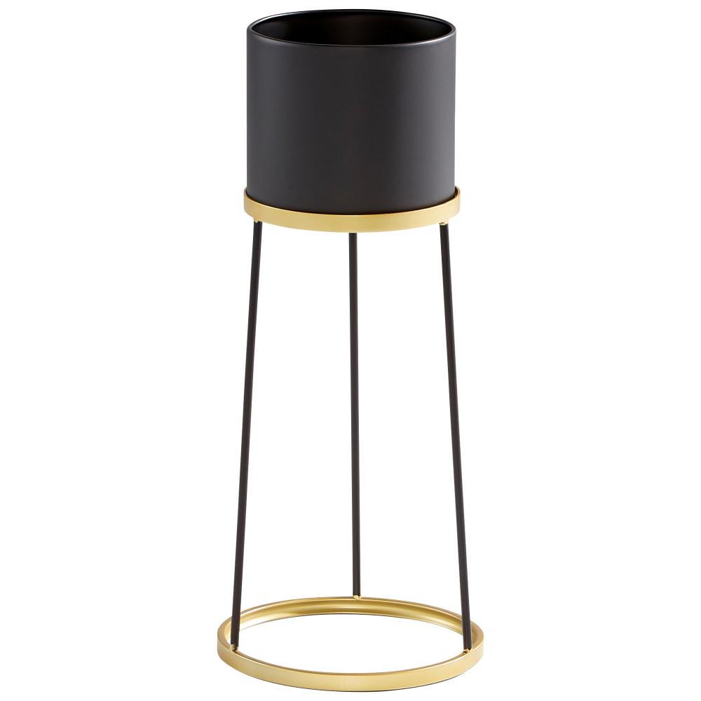 Liza Planter Gold And Black - Large
