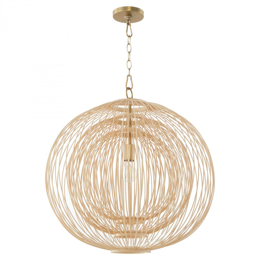 Terrae Pendant Natural - Round