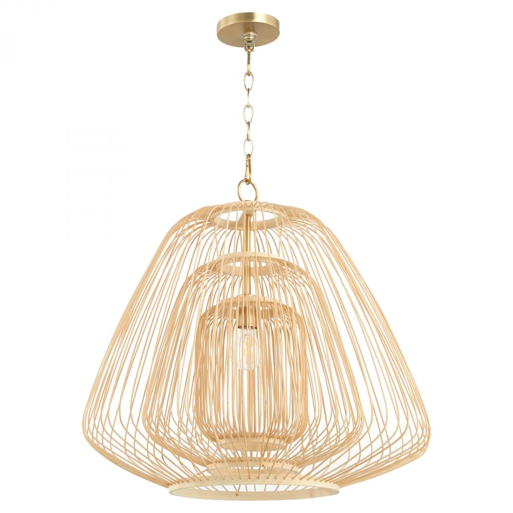 Terrae Pendant Natural - Triangular