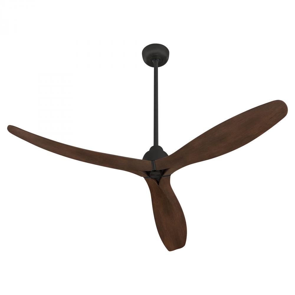 Bora Bora 62&#34; Ceiling Fan Black - Walnut