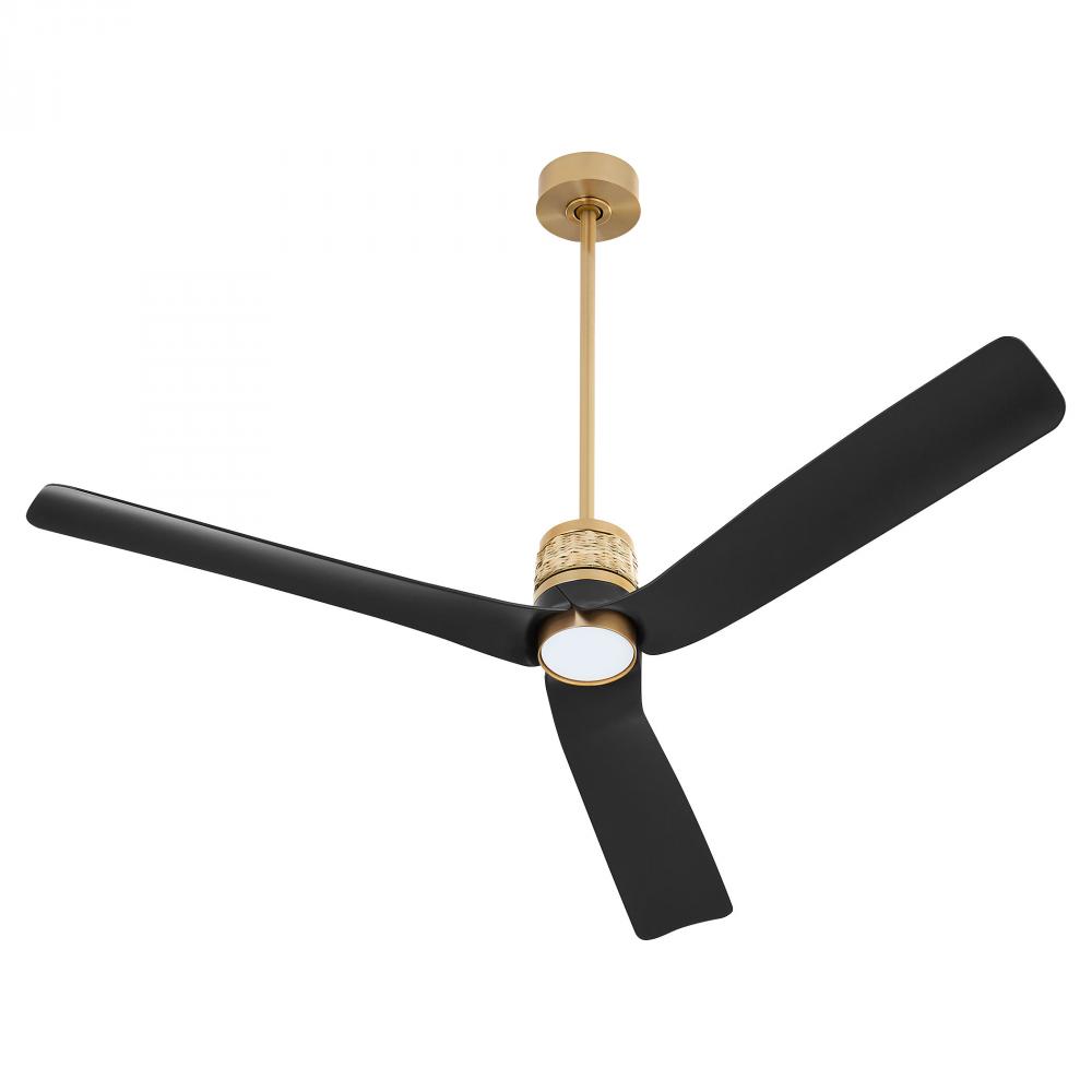 62&#34; Levant Ceiling Fan Aged Brass