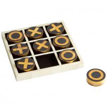 Cyan Designs 10657 - Noughts & Crosses Sculpture Black - Gold - White