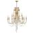 Arcadia 12 Light Antique Gold Chandelier