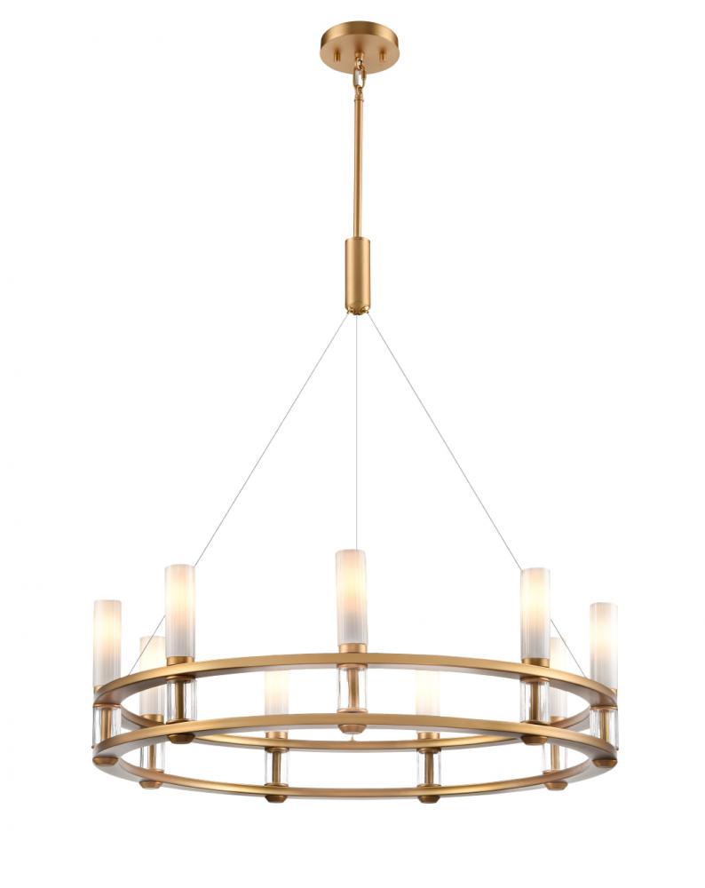 CARDINAL 28&#34; CHANDELIER