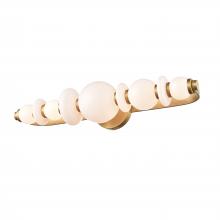 DVI DVP48143BR-TO - Corsair 24&#34; Sconce/Vanity, Brass w/True Opal