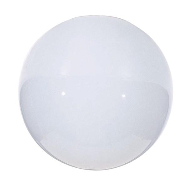 Blown Glossy Opal Neckless Ball Shade; Diameter 12 inch; Opening 5-1/4 inch