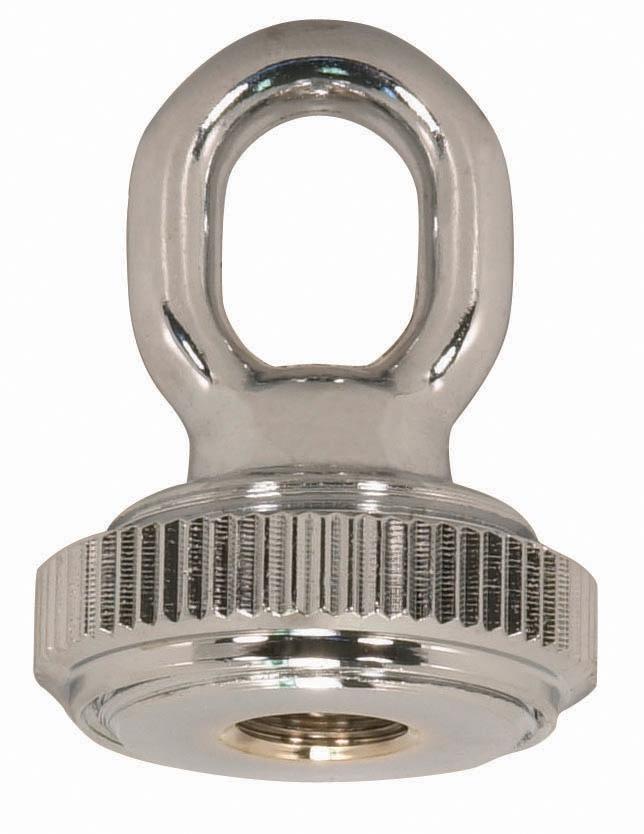 1/4 IP Heavy Duty Cast Brass Screw Collar Loops with Ring 1/4 IP Fits 1-1/4&#34; Canopy Hole Ring