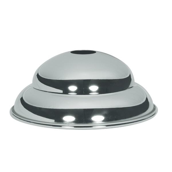Chrome Finish w/Matching Screw Collar Loop Diameter 5-1/2&#34; Center Hole 11/16&#34; Height