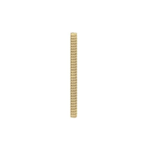 1/8 IP Steel Nipple; Yellow Zinc Plated; 19&#34; Length; 3/8&#34; Wide