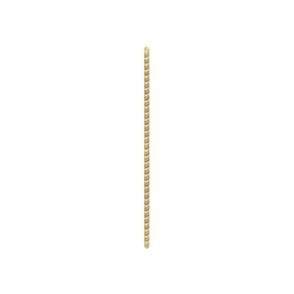 1/8 IP Steel Nipple; Yellow Zinc Plated; 36&#34; Length; 3/8&#34; Wide