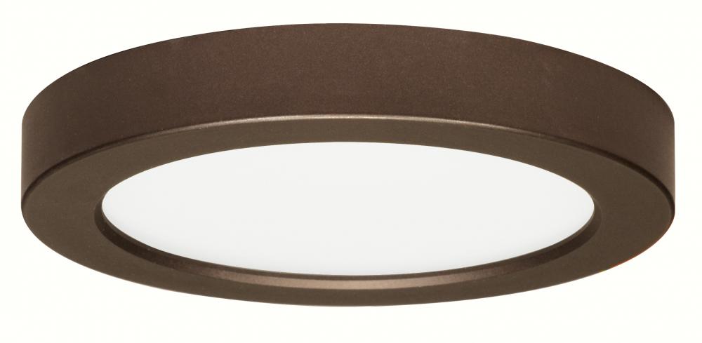 Blink - 13.5W- 7&#34; Surface Mount LED - 3000K- Round Shape - Bronze Finish - 120V