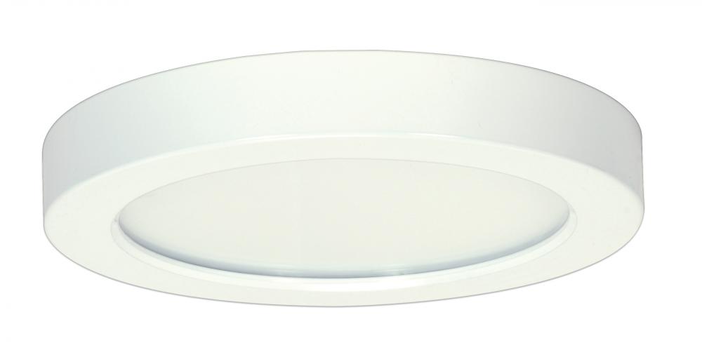 Blink - 13.5W- 7&#34; Surface Mount LED - 4000K- Round Shape - White Finish - 120V - 0-10V Dimming