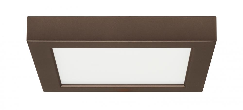 Blink - 13.5W- 7&#34; Surface Mount LED - 3000K- Square Shape - Bronze Finish - 120V