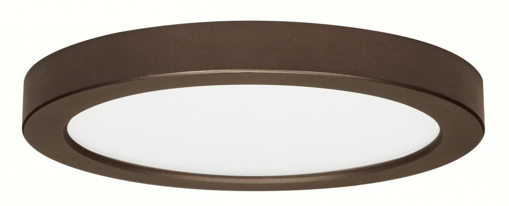Blink - 18.5W- 9&#34; Surface Mount LED - 3000K- Round Shape - Bronze Finish - 120V