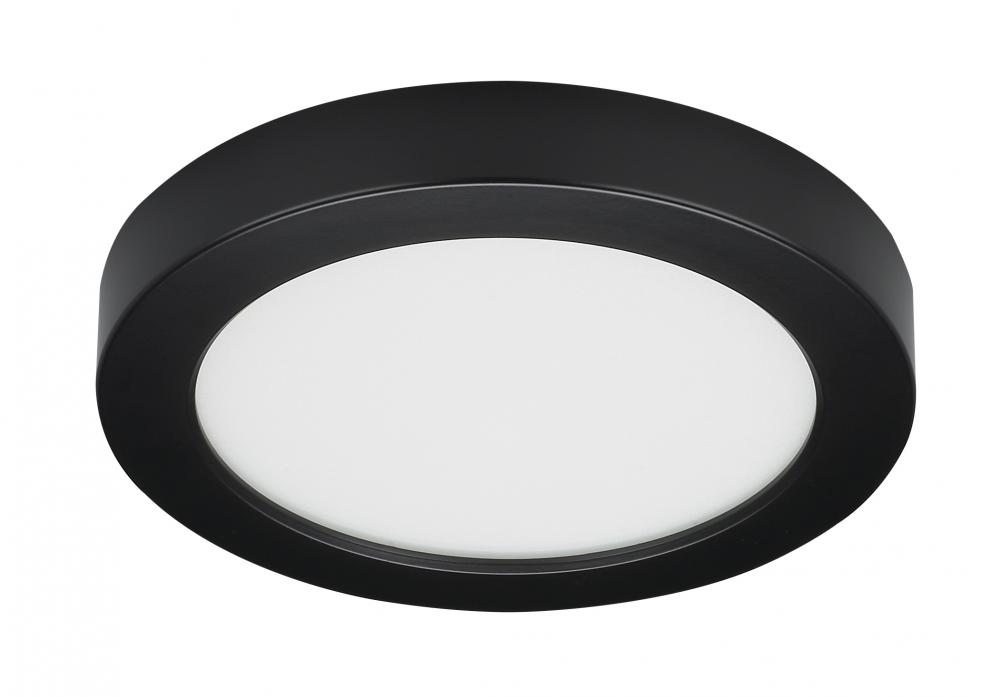 Blink - 13.5W- 7&#34; Surface Mount LED - 3000K- Round Shape - Black Finish - 120V
