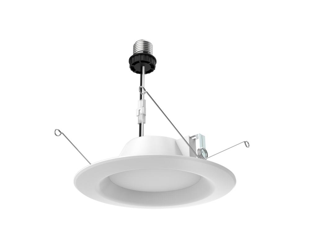9.8 watt LED Downlight Retrofit; 5 - 6&#34;; 3000K; Dimmable; 120 volts