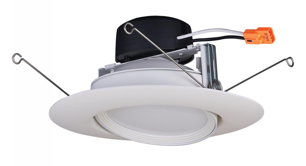 13 watt LED Directional Retrofit Downlight - Gimbaled; 5&#34;-6&#34;; 4000K; 120 volts; Dimmable