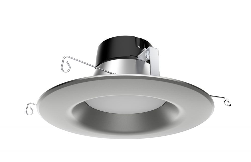 10.5 watt LED Downlight Retrofit; 5&#34;-6&#34;; 3000K; 120 volts; Dimmable; Brushed Nickel Finish