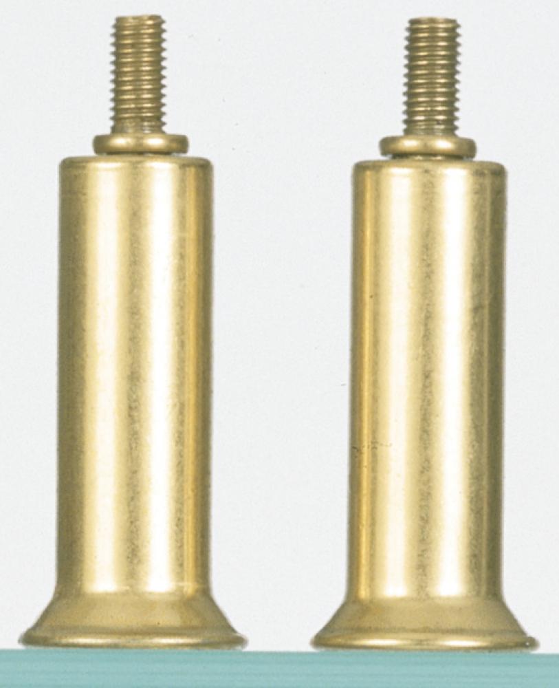 2 Shade Risers; Brass Finish; 2&#34;