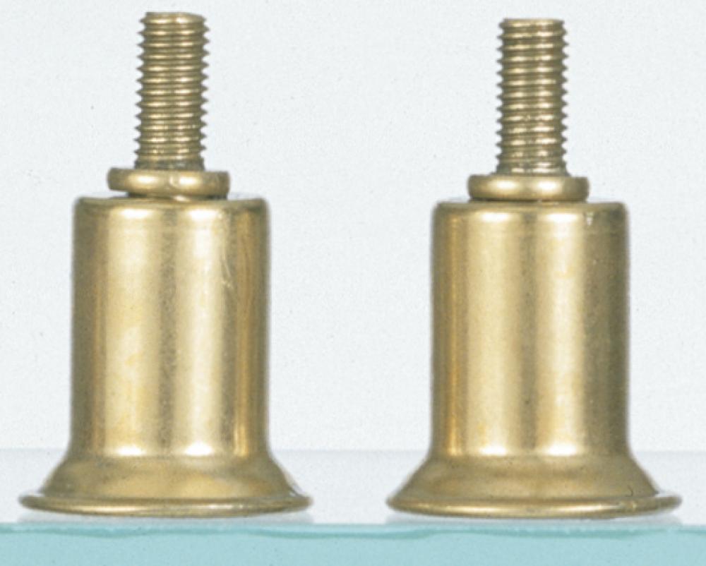 2 Shade Risers; Brass Finish; 1&#34;