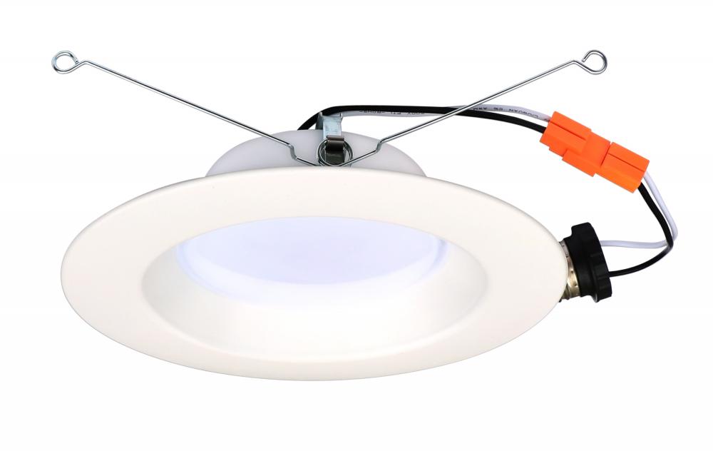 12 watt LED Downlight Retrofit; 5 - 6&#34;; 4000K; Dimmable; 120 volts