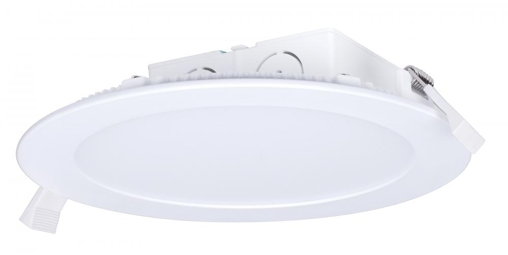 11.6 watt LED Direct Wire Downlight; Edge-lit; 5-6 inch; 3000K; 120 volt; Dimmable